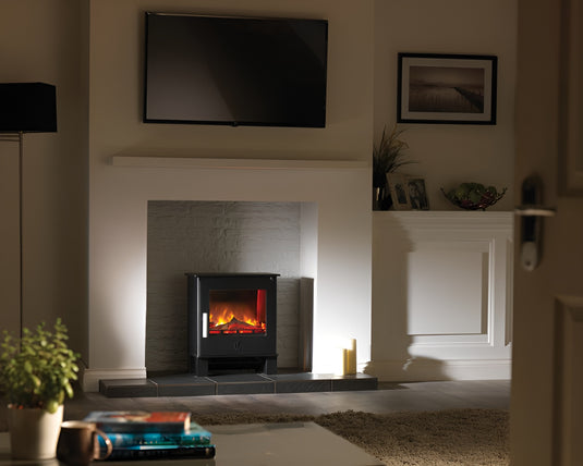 ACR Malvern Electric Stove - Black