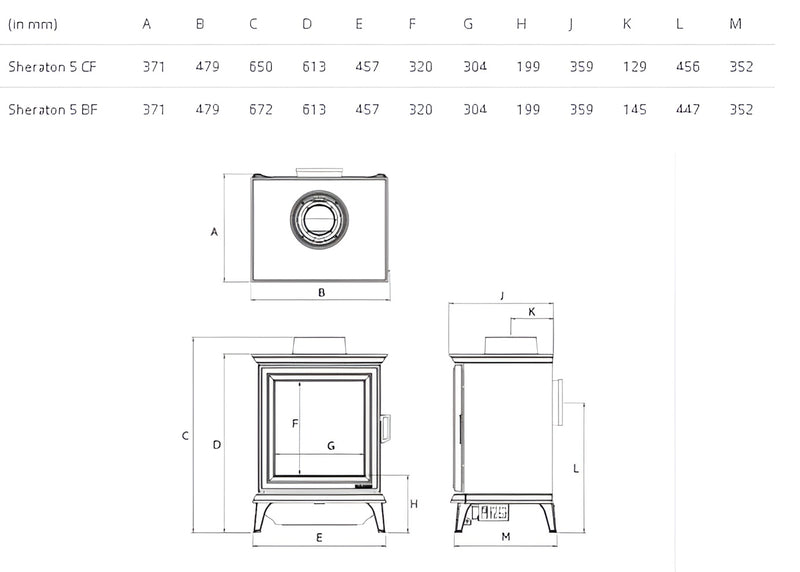 Load image into Gallery viewer, Gazco Sheraton 5 Gas Stove - Black
