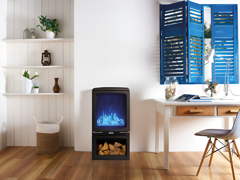 Load image into Gallery viewer, Gazco Vogue Midi Electric Stove - Black
