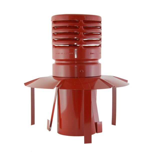 Load image into Gallery viewer, Flue Liner - GC1  Gas Terminal (Pothanger)- Round - Strap Fix - Terracotta - 125mm
