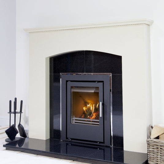 Mendip Christon 400 Inset Multifuel Stove - Black