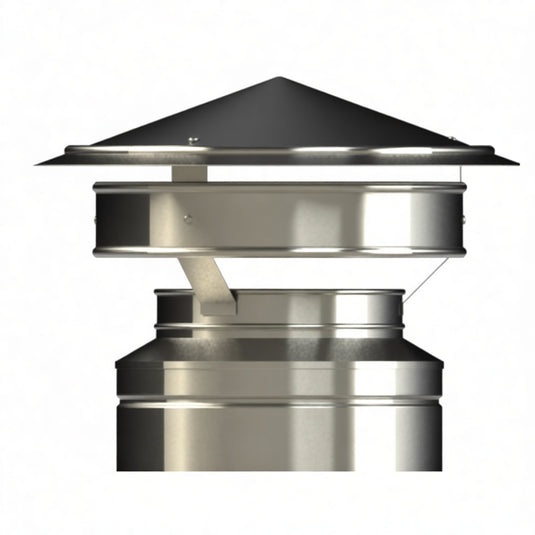 Midtherm HTS Twin Wall Flue - Rain Shield Cowl