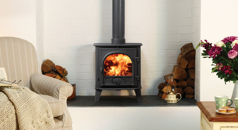 Load image into Gallery viewer, Stovax Stockton 5 Wood Stove - Black
